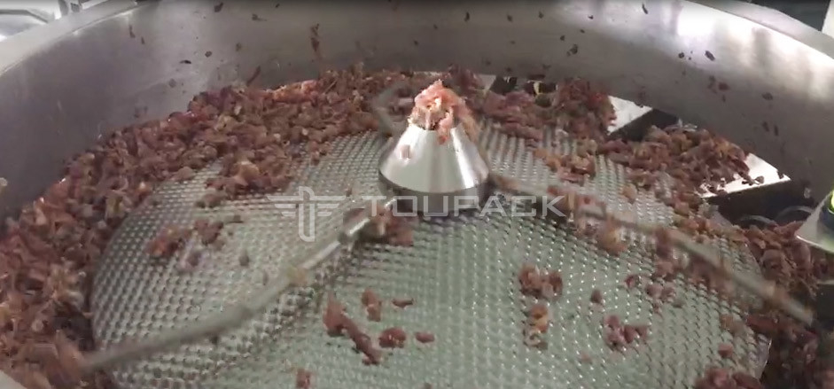 14 헤드 스루브 웨이거 2.0KW 410kg 마른 돼지고기 신선한 고기 가량 및 포장 기계