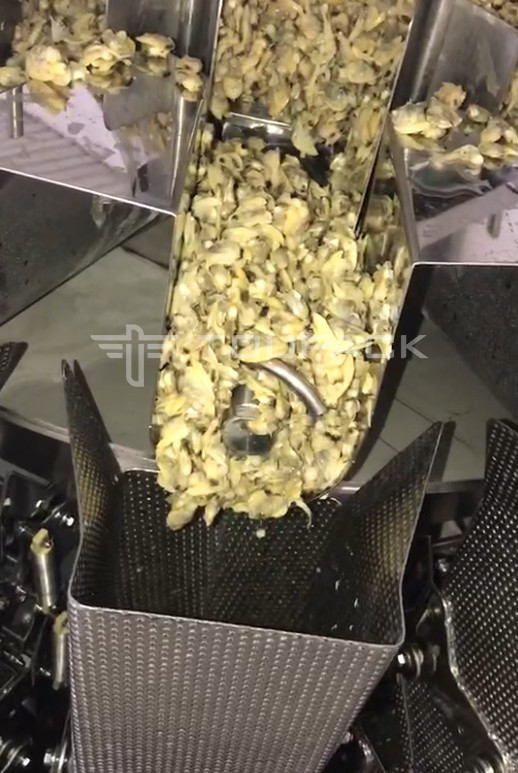 자동 무게 채우기 및 밀폐기 기계 병 캔 10-500g 캔 달팽이 고기