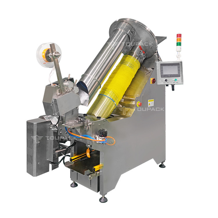5kg Mesh Bag Packaging Machine 자동 신선한 과일 네트워크 가방 포장 절단 라벨링 기계
