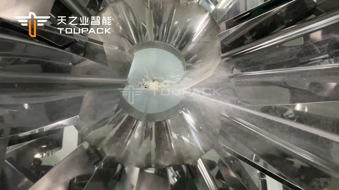 14 버킷 자동 다중 헤드 웨이거 1kg 2kg 5L 곡물 식품 곡물 쌀 봉지 포장 기계