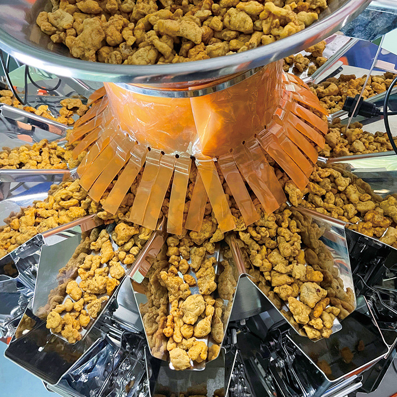 맞춤 견과류 채우기 및 애완동물 식품 알몬드 캐시류 동물용 식품 씨앗 바나나 칩 과자 가방 포장 기계