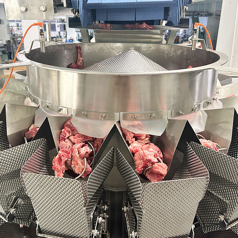 정밀하고 효율적인 자동 무게 및 리베이 스테이크를 위한 상자 포장 시스템