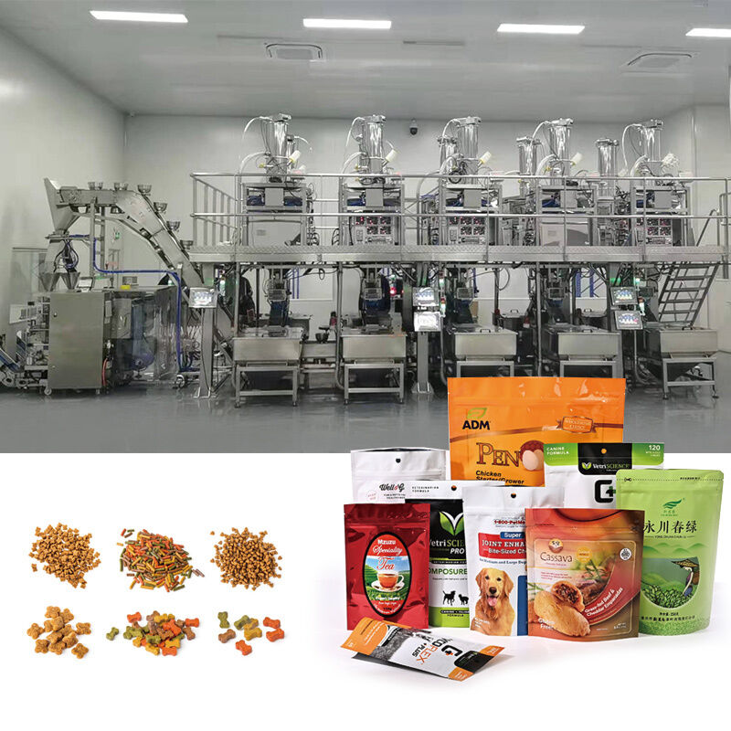 Automatic Biscuit Multihead Weigher Plastic Bag Stand up Pouch Doypack Filling Sealing Machine Manufacturer