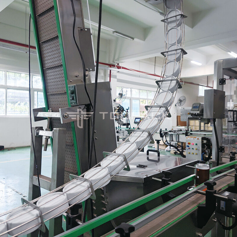 고정밀 건자두 과립 플라스틱 병 포장 기계 라인, 사탕 팝콘 스낵 병/캔 충전 기계