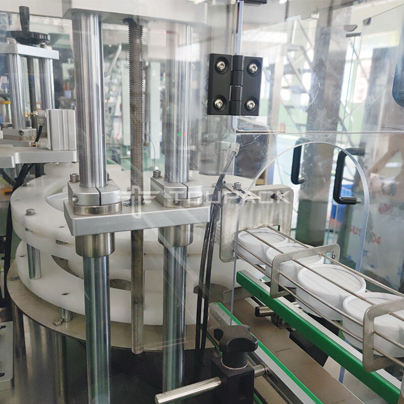 고정밀 건자두 과립 플라스틱 병 포장 기계 라인, 사탕 팝콘 스낵 병/캔 충전 기계