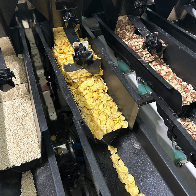 고속 애완동물 사료 포장기 멀티헤드 계량기 (사료 스낵 혼합 포장용)