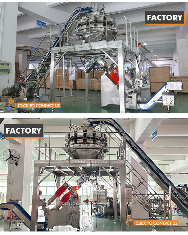 자동 Mesh Bag Packaging Machine 15~30 Bags/Min 속도와 감자 양파 용량 0.45~5Kg