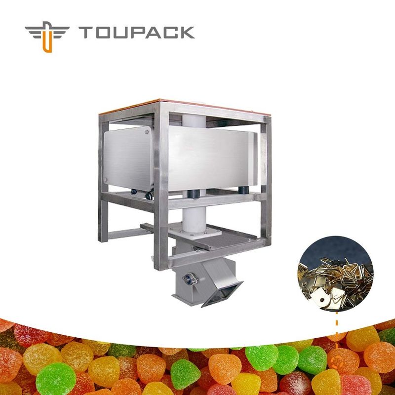 건조한 분말을 위한 중력 자유로운 가을 75mm 관 3 Ton/H 금속 탐지기 기계