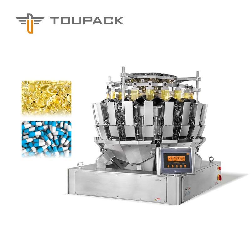 PLC SS304 2.5L 5L 알약을 위한 자동적인 무게를 다는 그리고 포장기