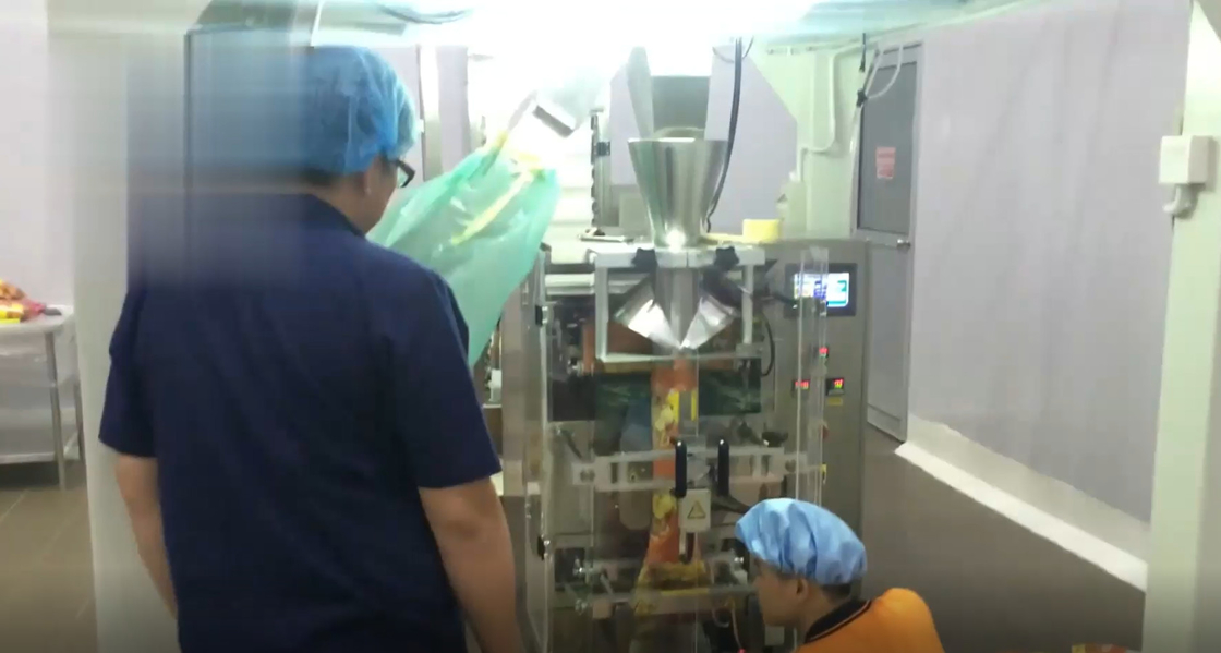 간식 베개 자루에 넣기를 위한 VFFS 자동 무게를 다는 충전물 및 바다표범 어업 기계 2.2KW