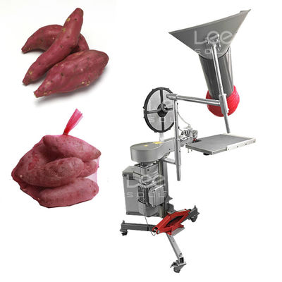 반자동 시트루스 네트워크 가방 포장 기계 달콤한 감자 오렌지 망 가방 과일 포장 기계