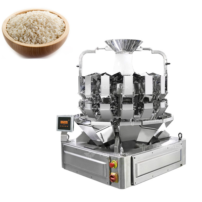 14 버킷 자동 다중 헤드 웨이거 1kg 2kg 5L 곡물 식품 곡물 쌀 봉지 포장 기계