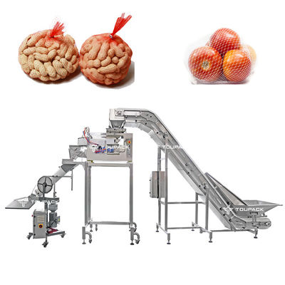 반자동 수동 수동 마늘 양파 감자 망 가방 포장 과일 채소 절단 클리퍼 포장 기계