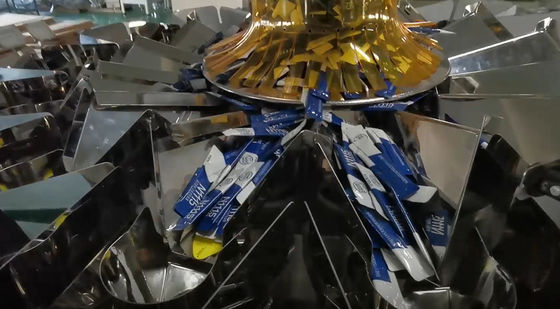 긴 지팡이 포장 음식 무게를 다는 기계 70 부대/분