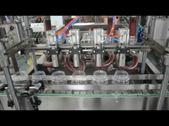 콩 페이스트 충전기 4 머리 소스 액 충전 기계