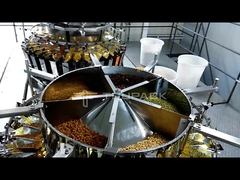 견과류를 섞는 가량 포장 기계